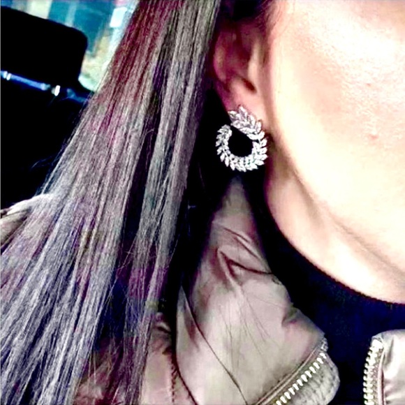 3 ct. t.w. Marquise Cut Olive Branch Earrings - Picture 4 of 16